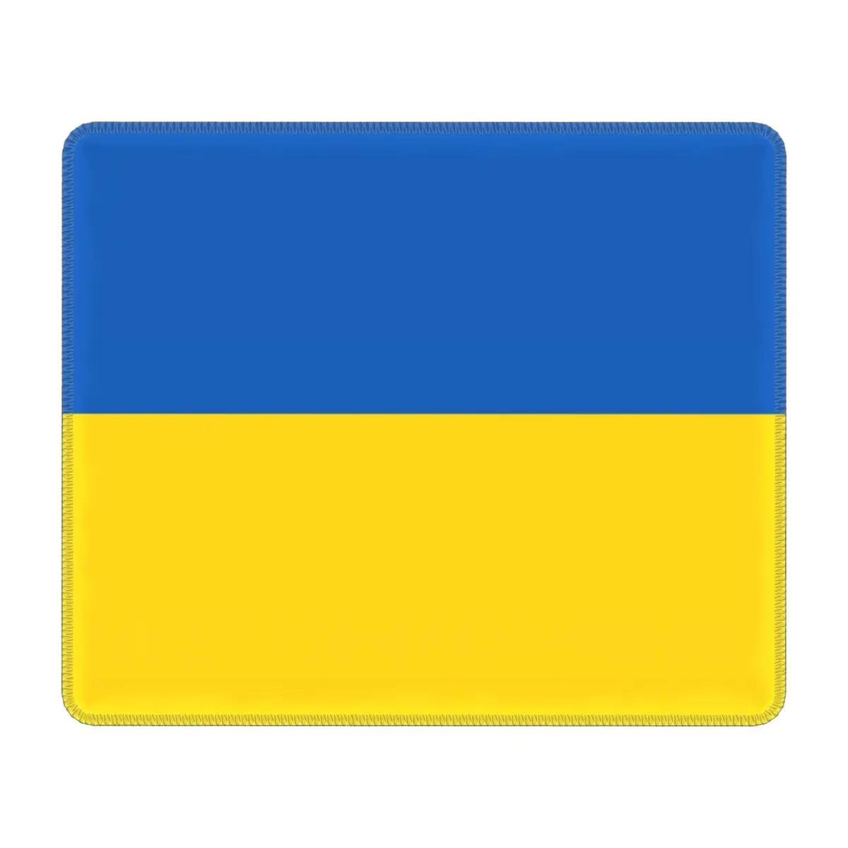 

Flag Of Ukraine Mouse Pad Non-Slip Rubber Mousepad with Durable Stitched Edges for Gamer Laptop Desktop Mouse Mat