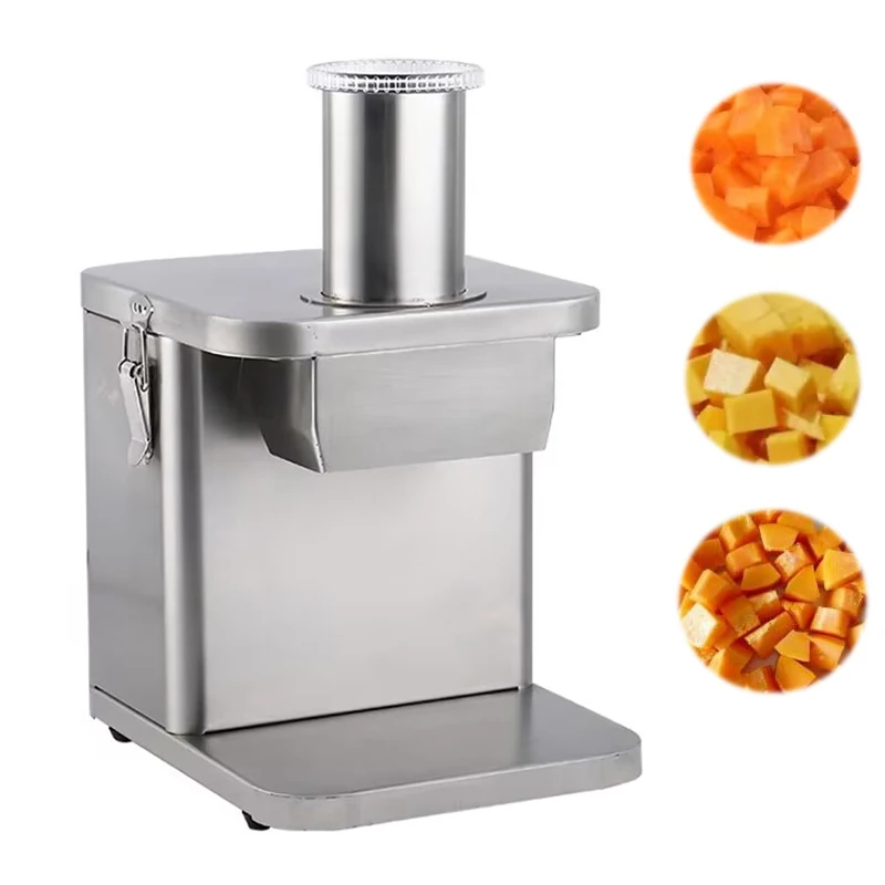 

Commercial Electric Dicing Machine Vegetable Cutting Machine Electric Carrot Onion Radish Potato Diced Cut Pellets