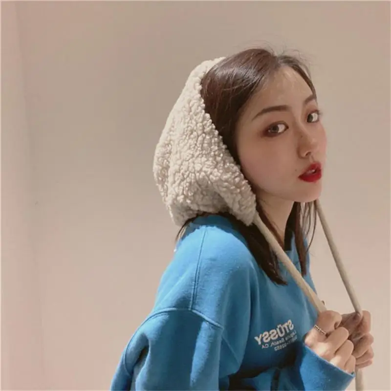 Женская Балаклава с медведем для девочек вязаный шарф шапка уличная зимняя