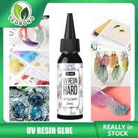 hard uv epoxy resin glue quick drying clear ultraviolet solar curing sunlight activated diy jewelry making tool handmade crafts