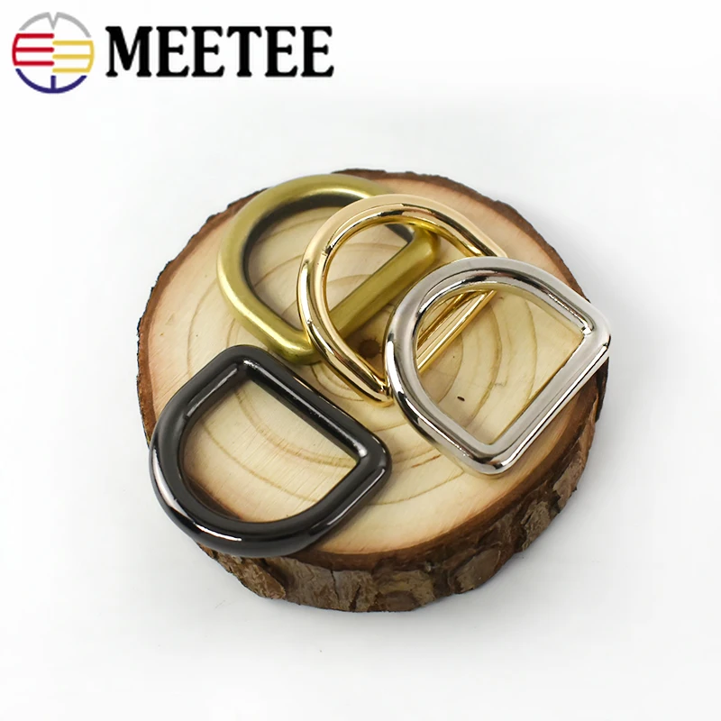 Металлические D-образные кольца-пряжки для сумок ремни рюкзака собачьи воротник