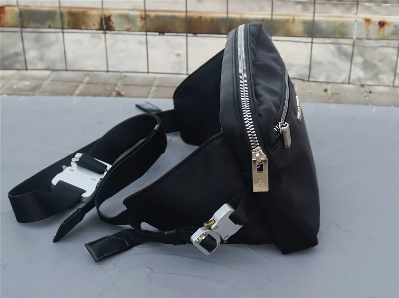 ALYX Bag Men Women 1:1 Black 1017 9SM Backpack Metal Buckles ALYX Bags