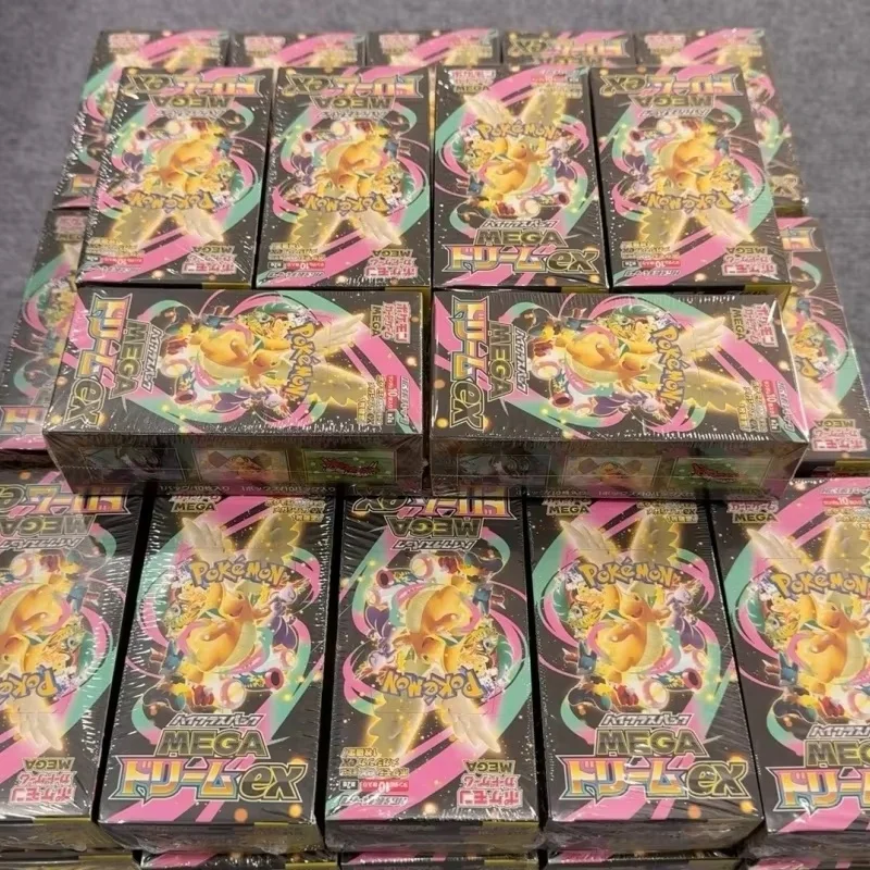 Фото Оригинальная коробка Pkm Ptcg Mega Mega Dream Ex Phantasmal Flames Mega Lucario Booster, японская версия, коллекционные карты-сюрпризы, подарки №3