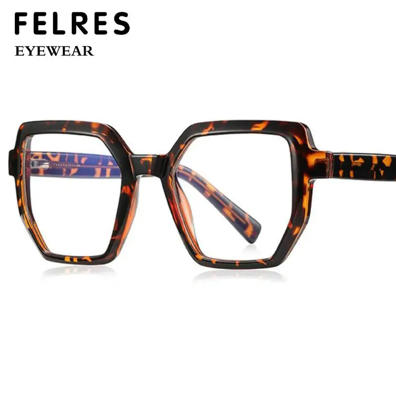 Винтажные квадратные очки Tr90 стильные трендовые женские оптические с защитой от