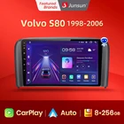 Junsun V1 Pro 8G + 128G для Volvo S80 1998 - 2006 Android автомобильное радио, видео плееры CarPlay Android Авто GPS No 2 din 2din DVD