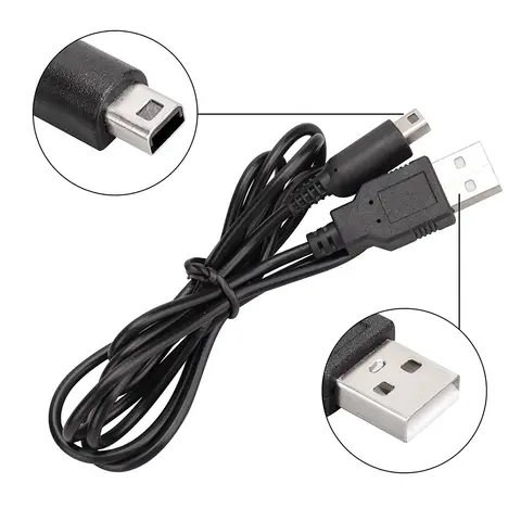 1000 шт./лот для Nintendo 3DS DSi NDSI USB зарядный кабель зарядный шнур провод Высокое качество