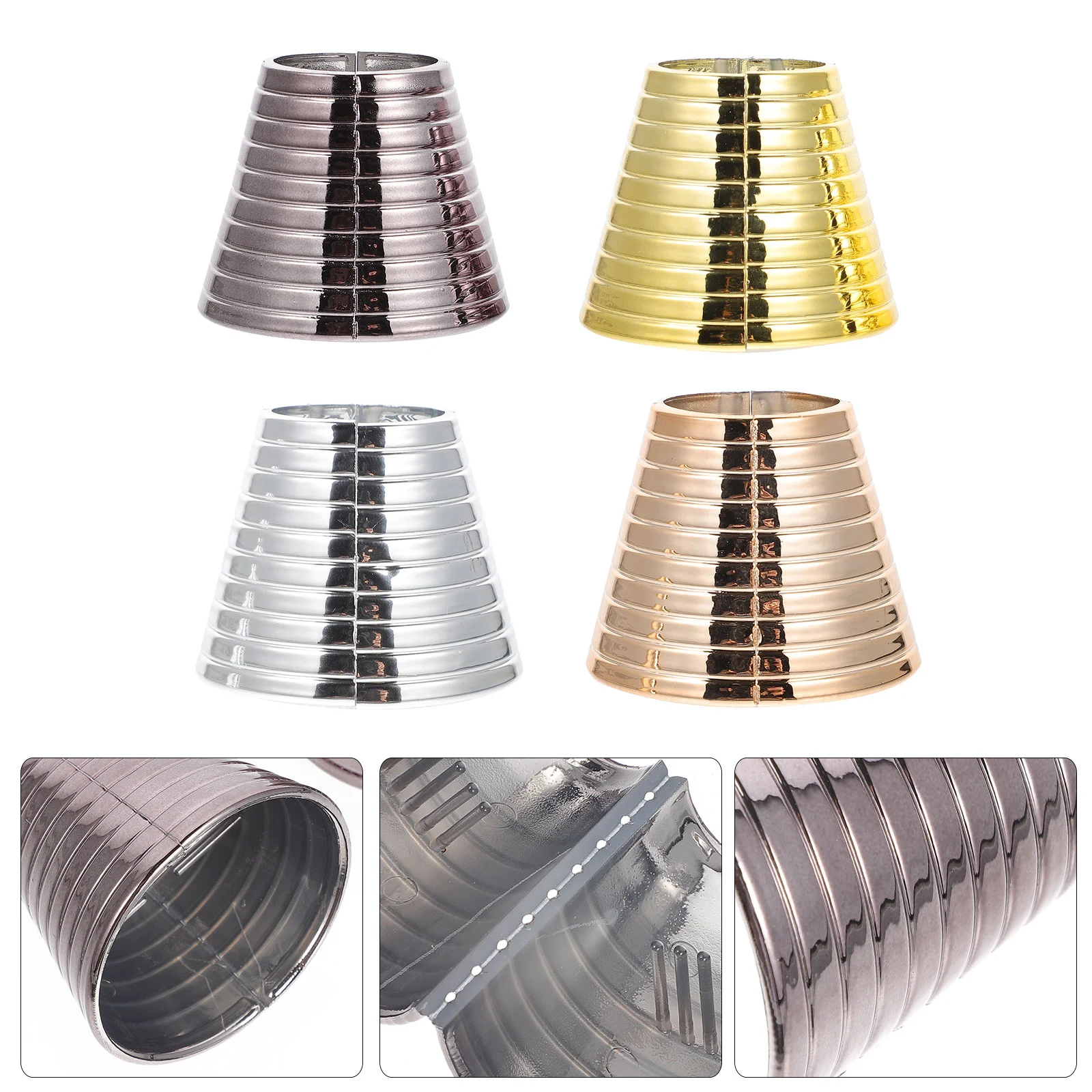 

8pcs Spiral Ponytail Cuffs Hair Clip Hair Barrette Ponytail Holder Accessories