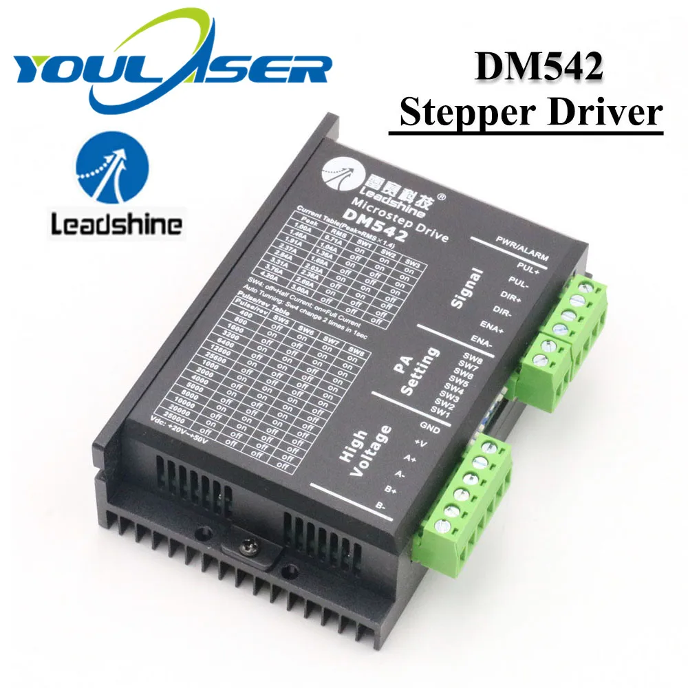

Двухфазный аналоговый шаговый двигатель Leadshine M542 DM542 для вождения, двухфазный и 4-фазный гибридный шаговый двигатель