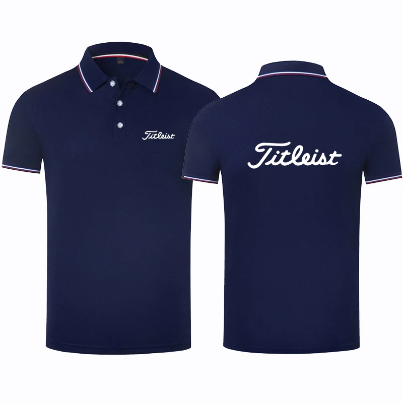 

Summer 2022 New Fashion golf Brand Polo Shirt Men's Summer Lape Collar Fit Breathable Polos Casual Men Clothing Tops