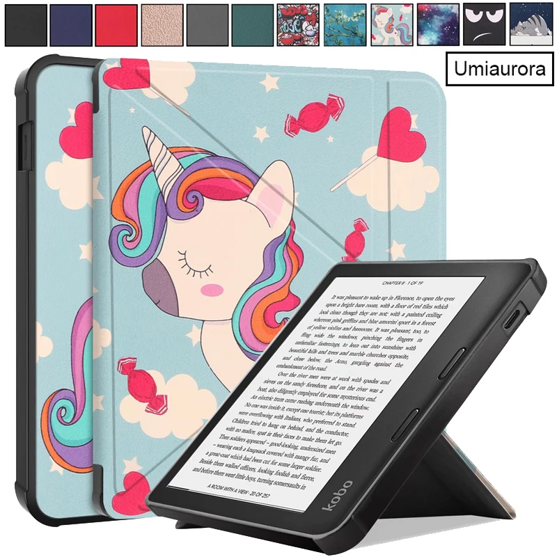 

Умный чехол из искусственной кожи для KOBO Libra 2