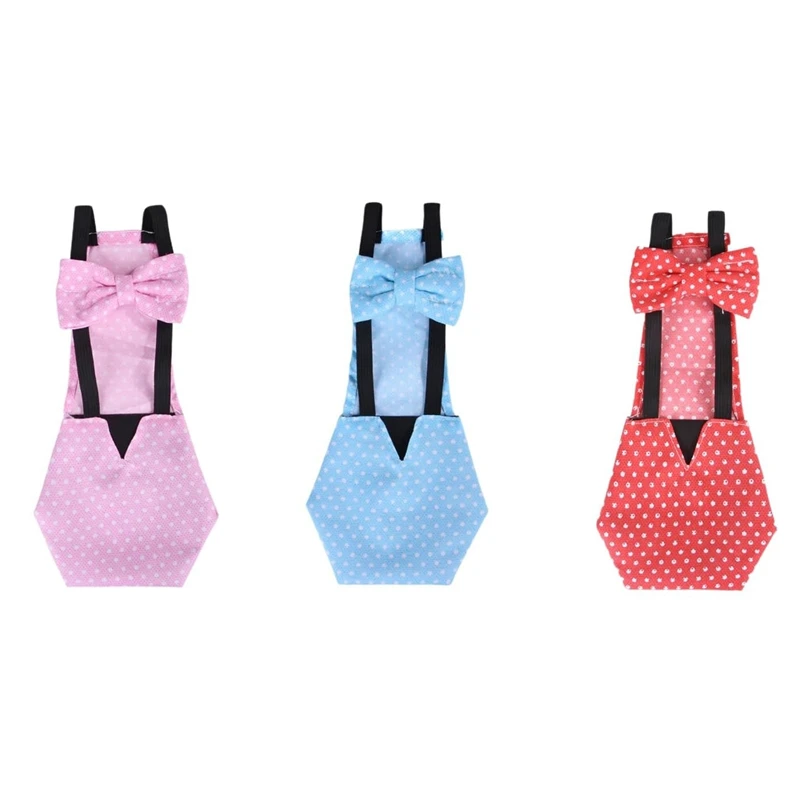 

Chicken Diapers Bantam Hens - Reusable 3 Pcs With Bow Ties Poultry Nappies Washable Waterproof For Pets Ducks Silkie