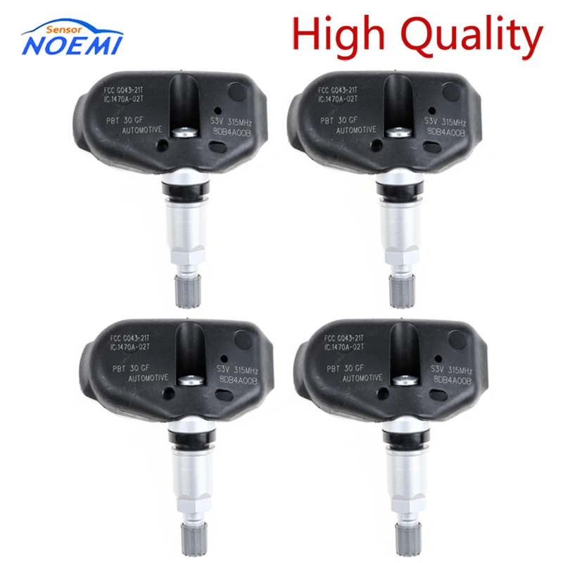 Датчик давления в шинах YAOPEI 4X для Honda MDX RL TL Odyssey Ridgeline OEM 06421-S3V-A04 315 МГц TPMS датчик