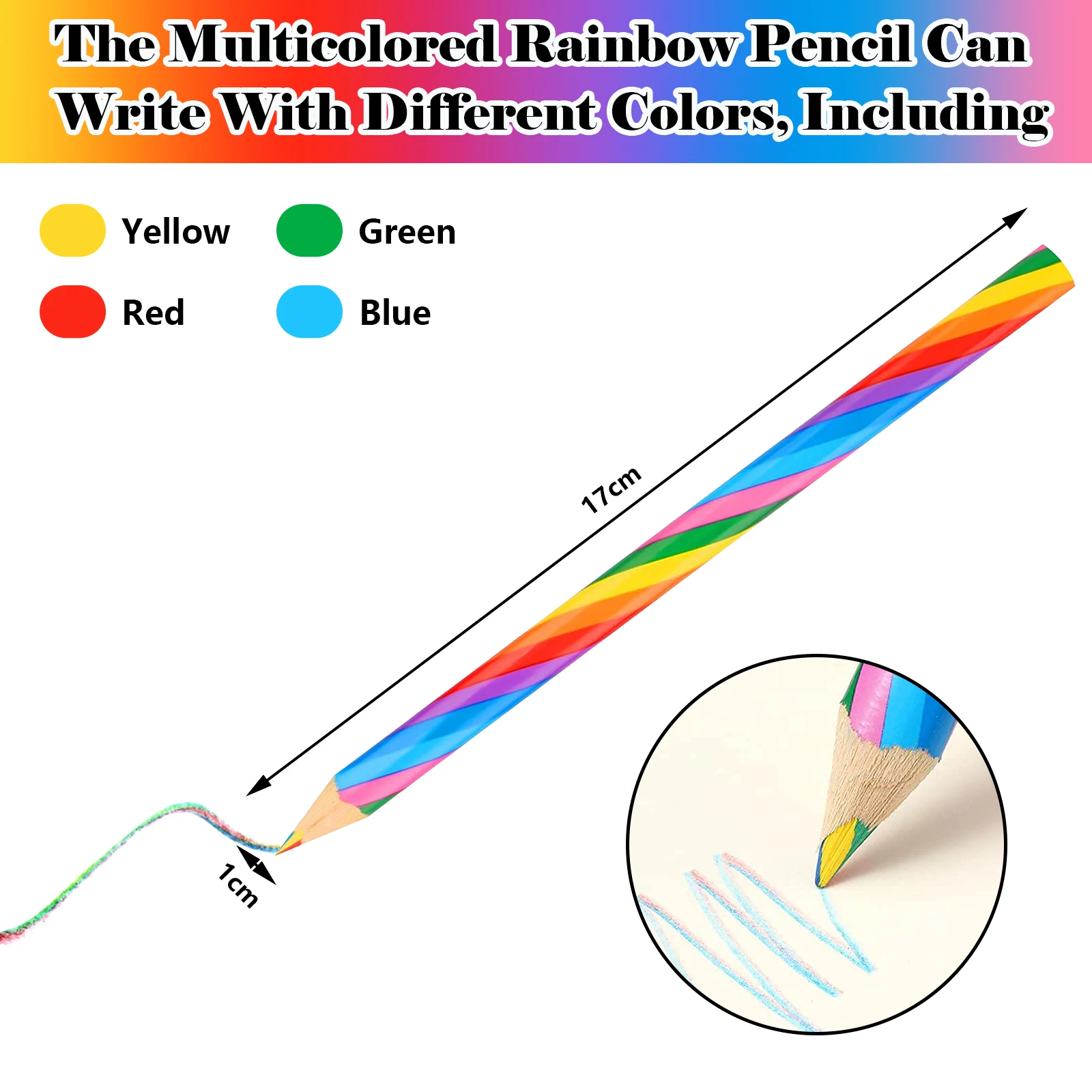 

8 Pieces Colorful Pencils Business Classroom Prize Painting Stationery