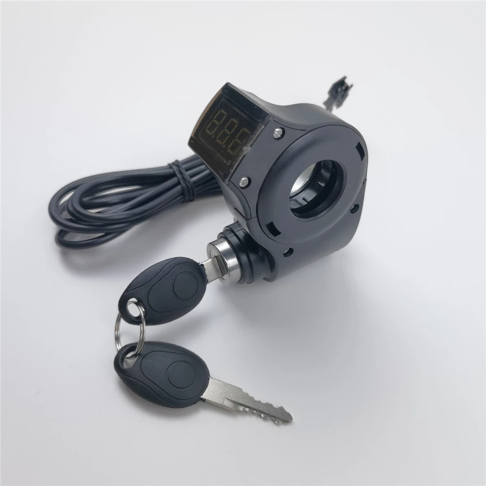 

Practical Power-off Key Start Switch Assembly Digital Voltage Display Switch for Electric Vehicle Scooter