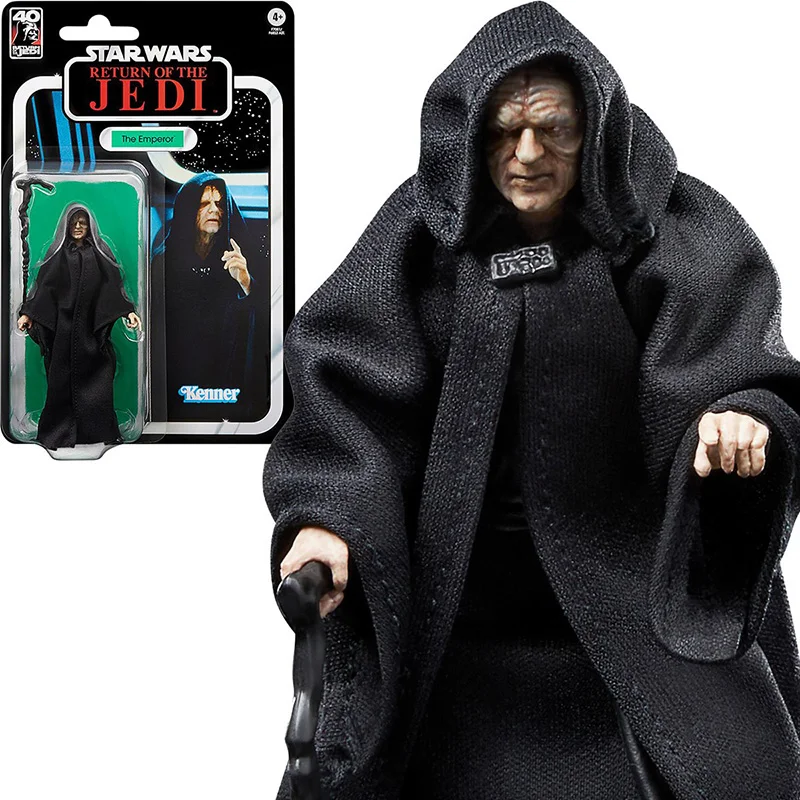 Hasbro Original Star Wars The Black Series Return of the Jedi 40th Anniversary 6-Inch Emperor Palpatine Collection Action Figure