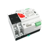 single phase din rail ats 220v dual power automatic transfer electrical uninterrupted 2p 63a 100a 125a double power switches