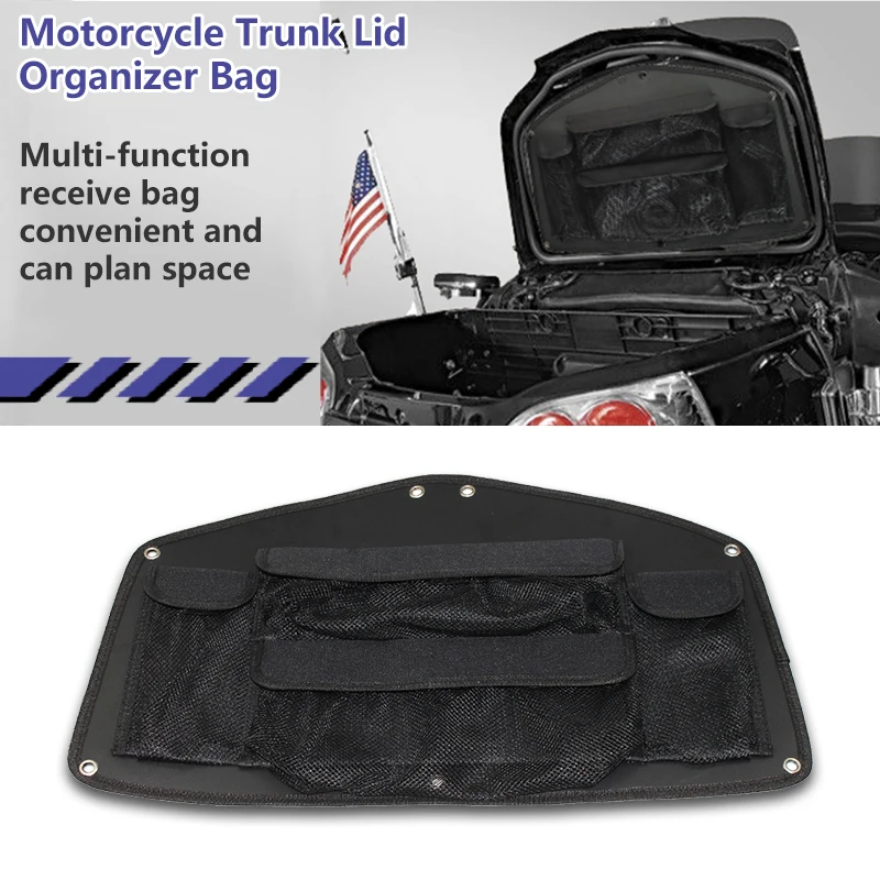 Motorcycle Trunk Lid Organizer Bag Tool Bags Case For HONDA GOLD WING GL1800 Goldwing GL 1800 2001-2014