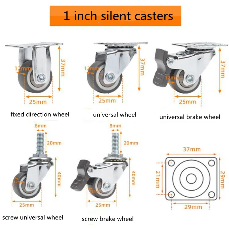 

Мебельный ролик KK-252