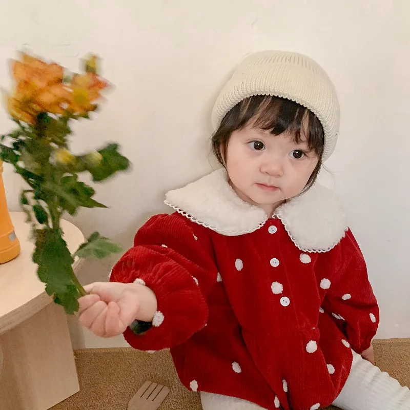 Freely Move 2022 Winter New Baby Girl Clothes Toddler Girls Bodysuit Christmas Newborn Girls Princess Jumpsuit Baby One Piece