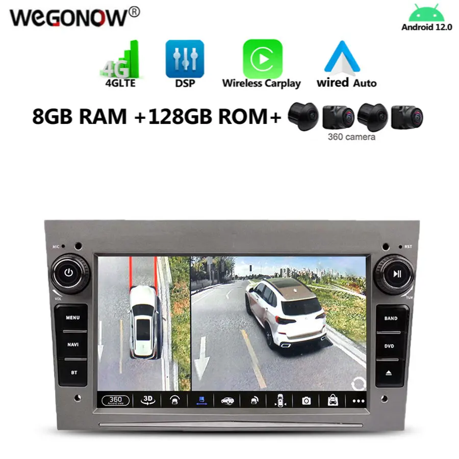 

Android 12.0 8G+128G Carplay Auto DSP IPS Car DVD Player GPS WIFI Bluetooth RDS Radio For Opel Zafira Vectra Antara Astra Corsa