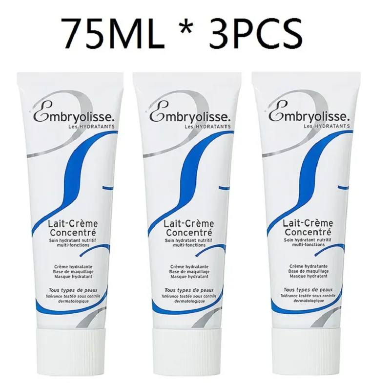 

3pcs Embryolisse Lait-Crème Concentré, Face Cream & Makeup Primer - Shea Moisture Cream for Daily Skincare - Face Moisturizers
