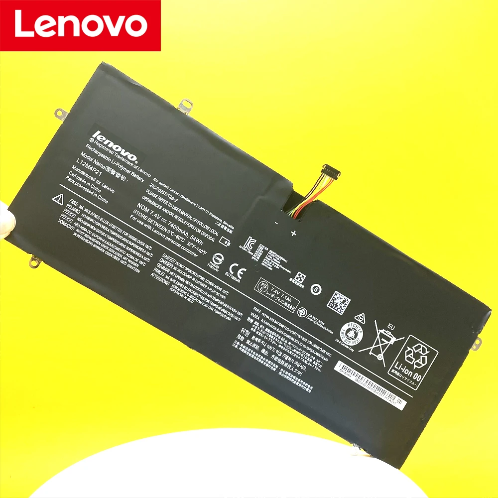Новый оригинальный аккумулятор для ноутбука Lenovo Yoga 2 Pro 13 дюймов 121500156 2ICP5/57/128-2