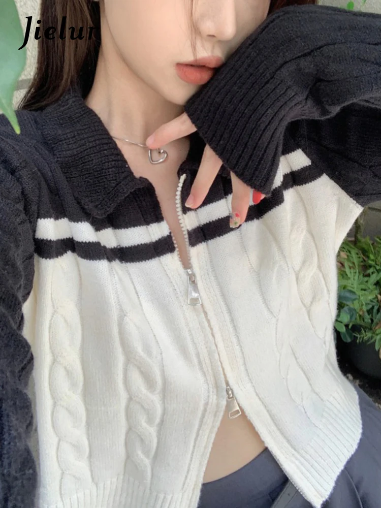 Кардиган женский облегающий Модный повседневный простой базовый вязаный