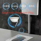 12 см белая круглая сквозная пробка для унитаза дезодорирующая пробка для канализационной трубы раковины фильтр для предотвращения отверстия пластиковый фитинг для кухни ванной комнаты