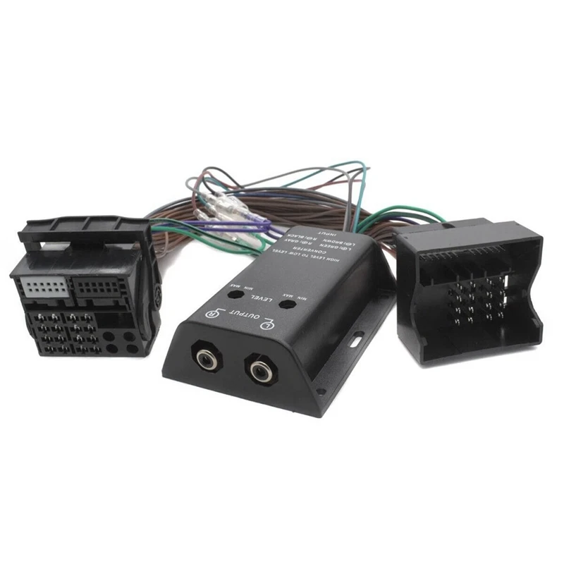 2-канальный адаптер высокой и низкой частоты запасные аксессуары для радиоприемника Quadlock для VW, BMW, Seat, Skoda, Ford