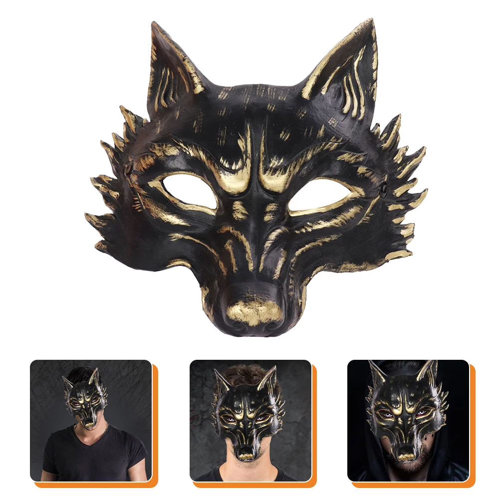 

Animal Masks Halloween Dress Up Clown Half Face Pu Foam Party Supply Performance