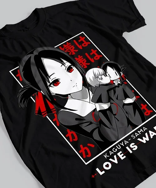 Хлопковая футболка унисекс Kaguya Sama Love is War