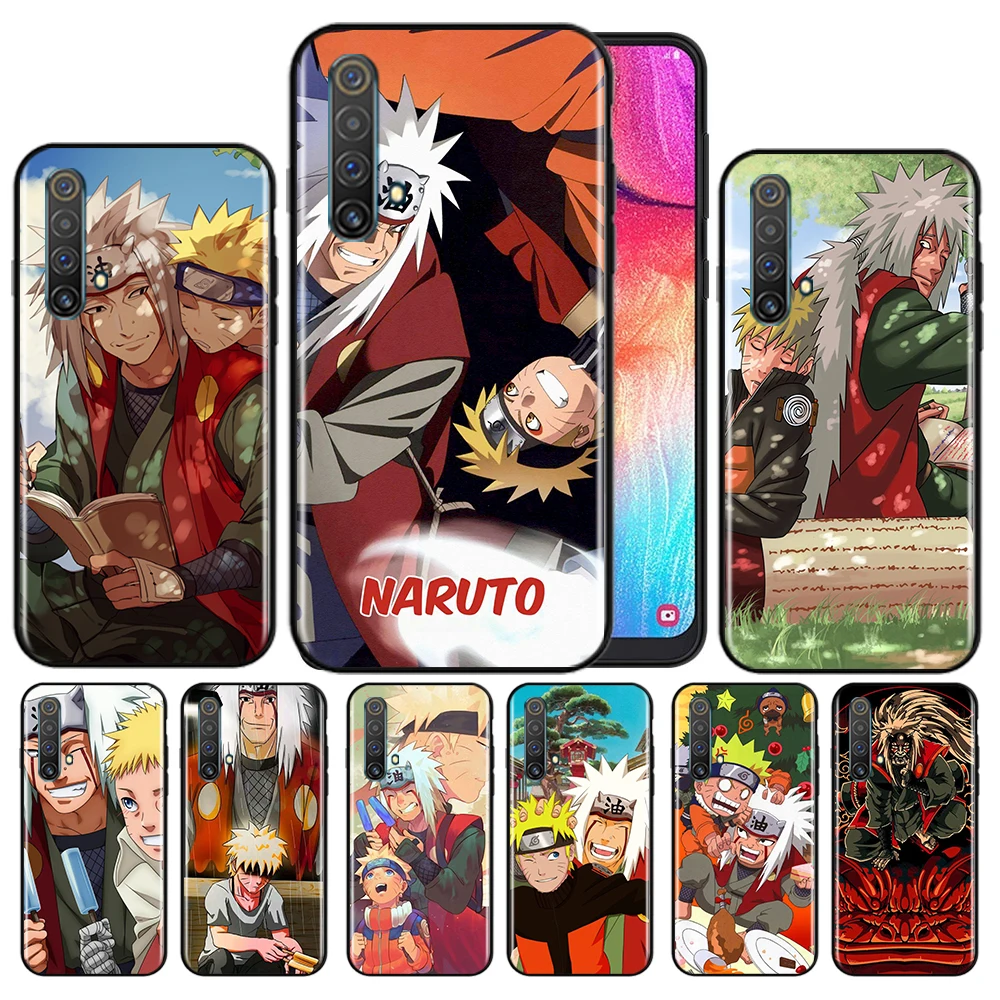 

Anime Naruto master Jiraiya Phone Case For OPPO Reno 7 6 5 4 3 SE Z F Pro Plus 4G 5G Black Silicone TPU Cover