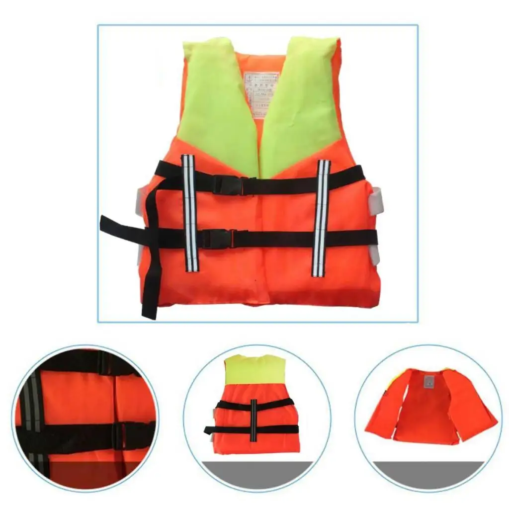 

Unisex Child Kids Swim Vest Jacket Adjustable Safety Strap