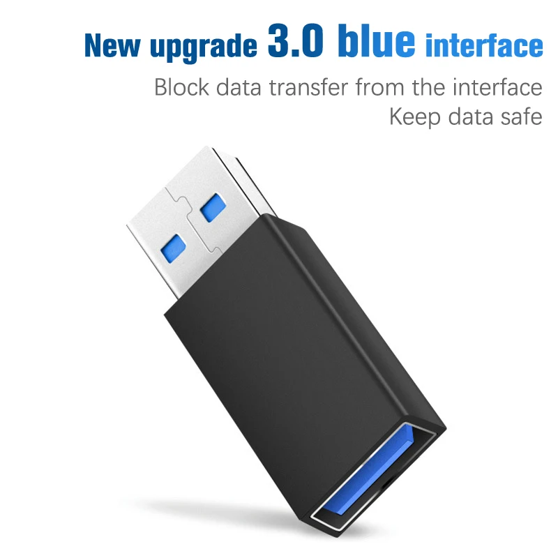 USB Data Blocker Supports Charging Up To 5V/2.4A For Android IOS Windows Blackberry System Protect Data Security Support