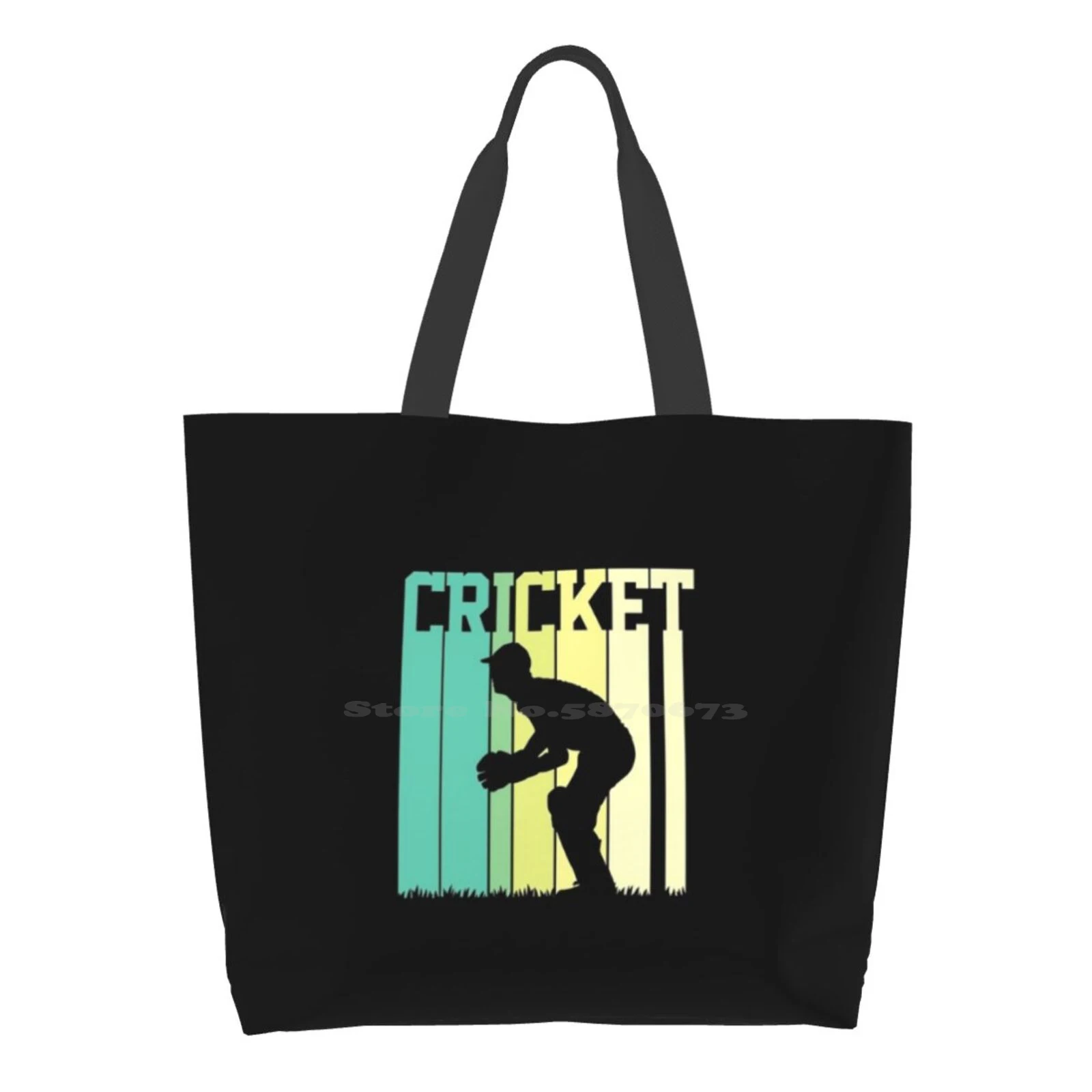 

Vintage Retro Cricket Designer Handbags Shopping Tote Cricket Sport Cricket Cricket Team Cricket Friend Cricket Game Cricket