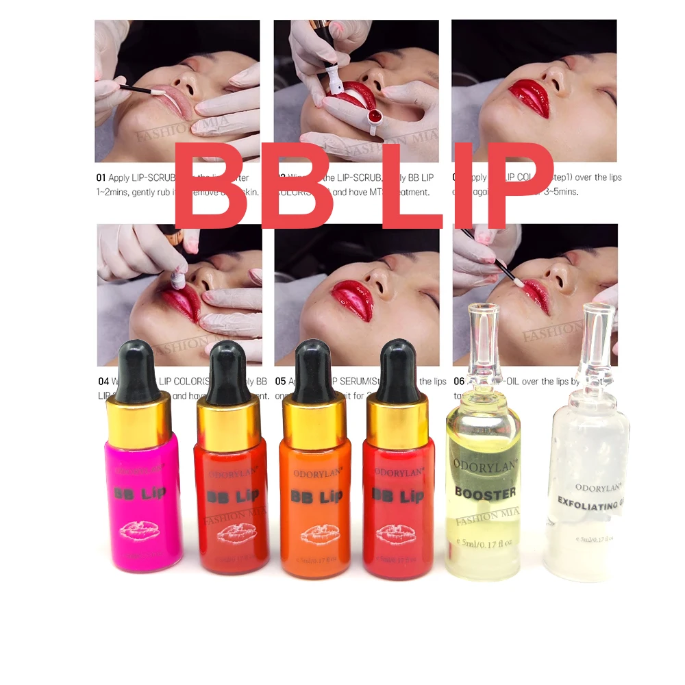 

BB Lip Gloss Serum Lips Coloring Pigment Essence Permanent Makeup Lip Makeup Gloss for Lip Dying and Moisturing Beauty Salon