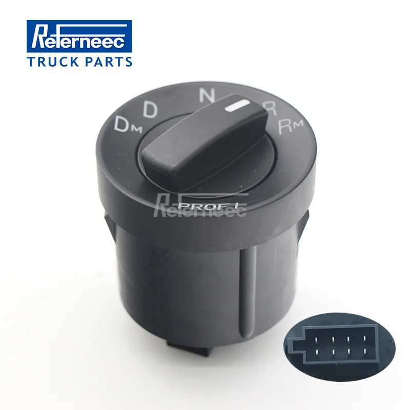 

REFERNEEC 81255056990 81255056990 Gear Shift Knob Man Headlamp Switch GearHeadlight for Truck Parts
