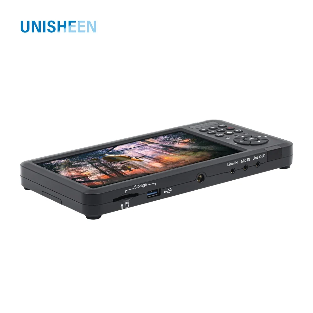 UNISHEEN UR500 PIP POP PMP 4K60 2-канальный HDMI 7-дюймовый цифровой видеорегистратор