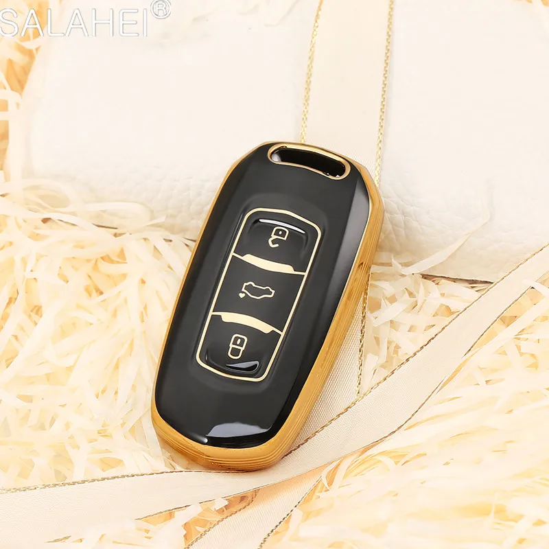 

Hot Sale TPU Car Key Case Cover Bag for Geely Atlas Boyue NL3 EX7 Emgrand X7 EmgrarandX7 SUV GT GC9 borui Shell Fob Accessories