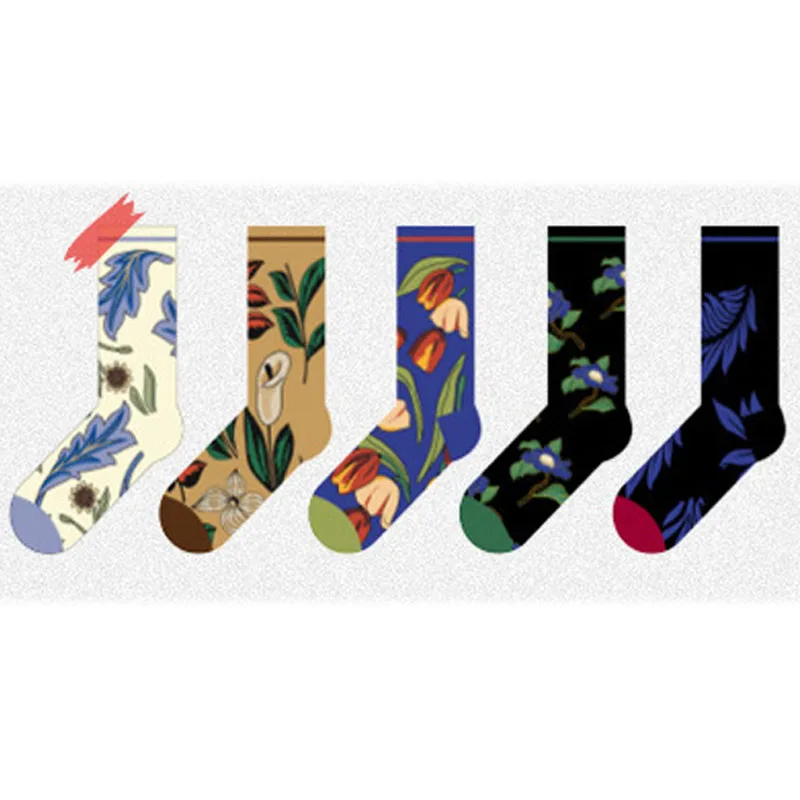 

Креативные новые продукты, модные милые парные Веселые уличные дышащие удобные Веселые забавные Повседневные носки в стиле Харадзюку