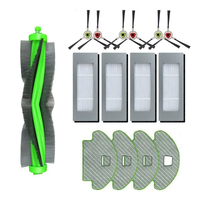 

TOP!-Main Roller Brush Side Brush Mop Cloths Filter For Irobot Roomba Combo113 R113840 Robotic Vacuum Cleaner Parts