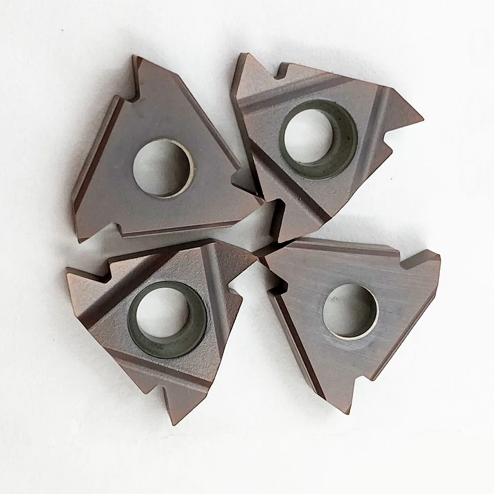 

16ERAG60 60° general-purpose Threaded CNC Insert 16ER AG60 1125 Thread Inserts Cutter Lathe External Thread Internal 10pcs