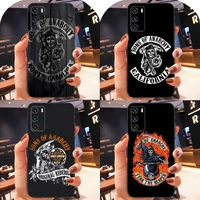 sons of anarchy phone case for honor x9 50 50pro 30 20 10 i pro s se v40 v30pro v20 v9 v8 x30 x20 x10max macia shell