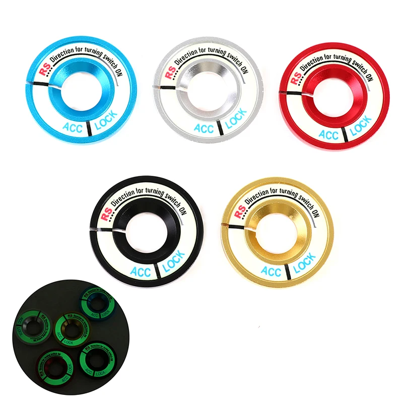 

3D кольцо для ключей, наклейка, дневной переключатель, Обложка, Стайлинг автомобиля, кругласветильник ка, украшение для автомобиля, мотоцикла, универсальный Декор