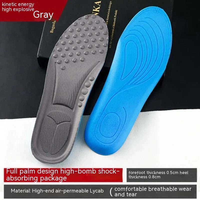 

Shoe Insoles for Sneakers Breathable Shock Absorption Foot Pads Deodorant Inner Soles Running Template Feet Shoes Sole Pad