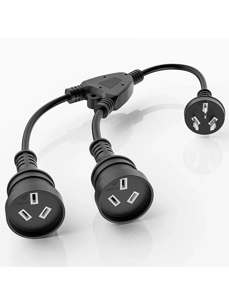 Австралийский Стандарт 3-контактный Удлинитель Питания Y-образный Кабель