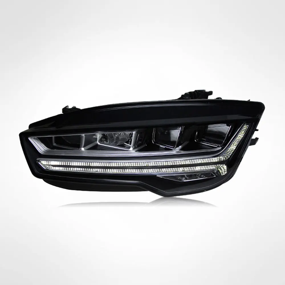 Автомобильный фонарь для Audi A7 светодиодные фары 2011-2018 обновление фар DRL указатель