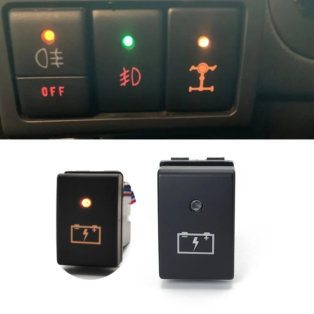 

Для Suzuki Jimny 2007-2015, оранжевая фотолампа для автомобиля, дополнительная фотолампа с подключением к проводу