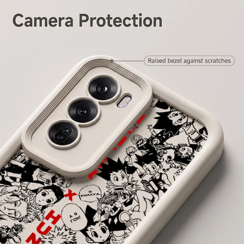 Фото Аниме Hunter X Hunter Противоударный силиконовый чехол для телефона Oppo Realme 16 Pro 15T 15 14 12X 12 11 10 9 8 7 6i 5S 5 Pro Funda Cover №4