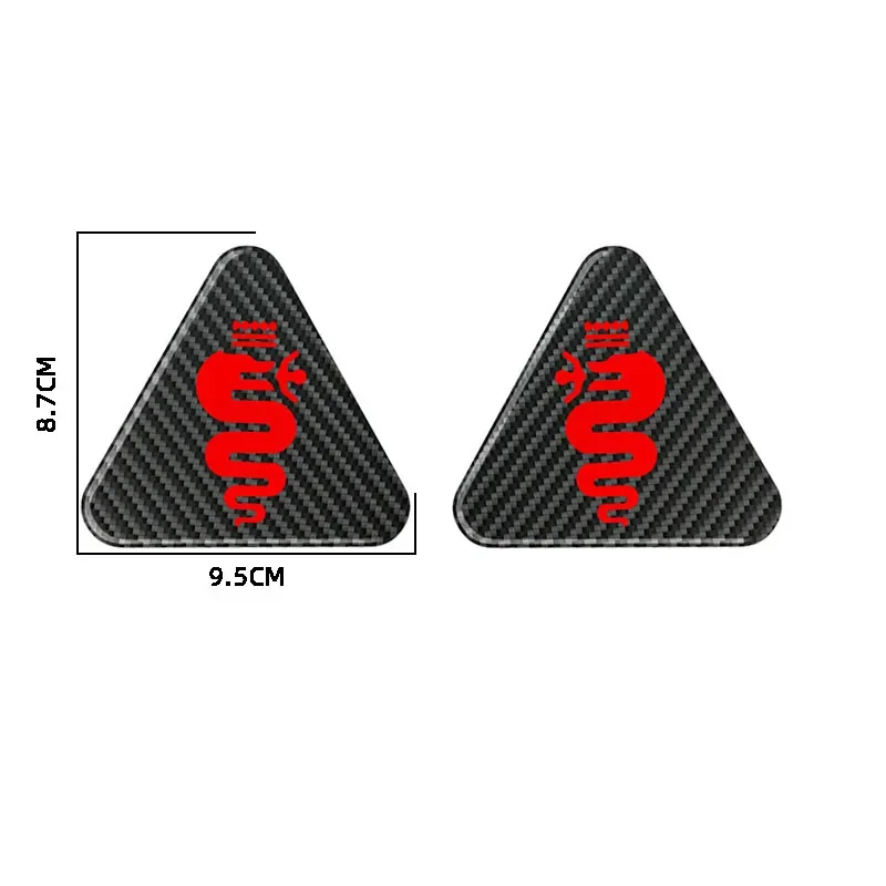 2 шт. наклейка с логотипом в виде змеи значок на боковое крыло автомобиля для Alfa